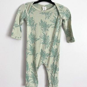 Kate Quinn Green Foilage One Piece, Size 3-6 Months